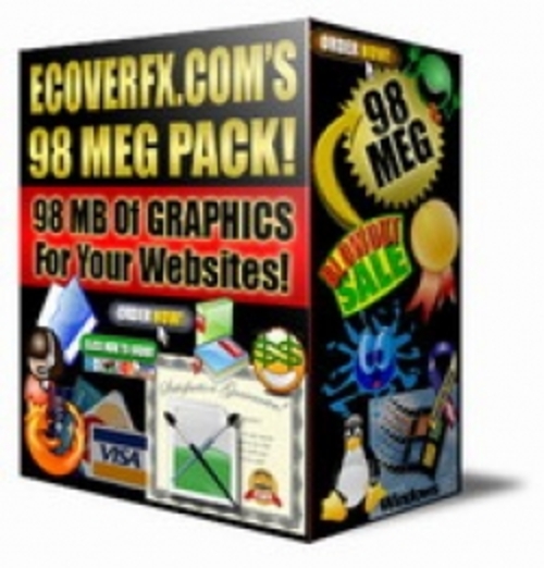 Product picture ECoverFX  98 Meg Graphic Pack! With RR